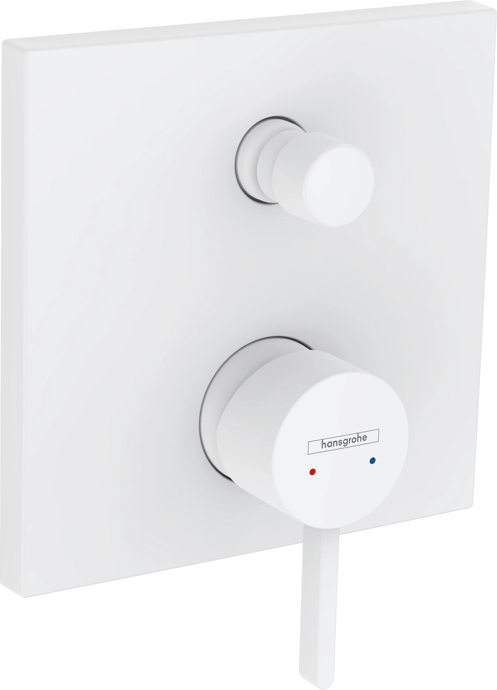 Hansgrohe Finoris Single Lever Bath Mixer For Concealed Installation With Integrated Security Combination According To En1717 Matt White