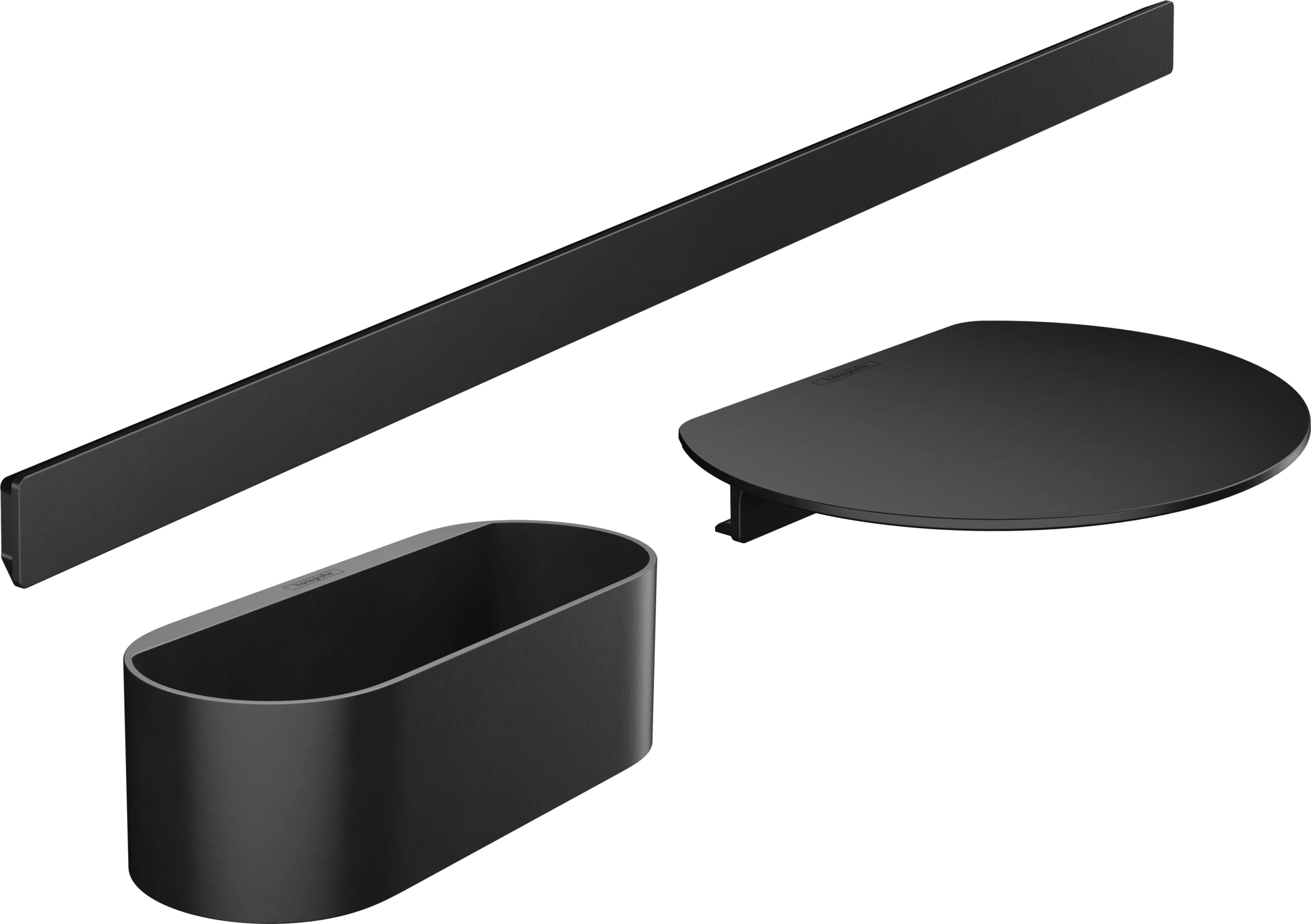 Hansgrohe Wallstoris Bathtub Bundle Matt Black