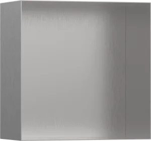 Hansgrohe Xtrastoris Minimalistic Wall Niche Frameless 300/300/140 Brushed Stainless Steel