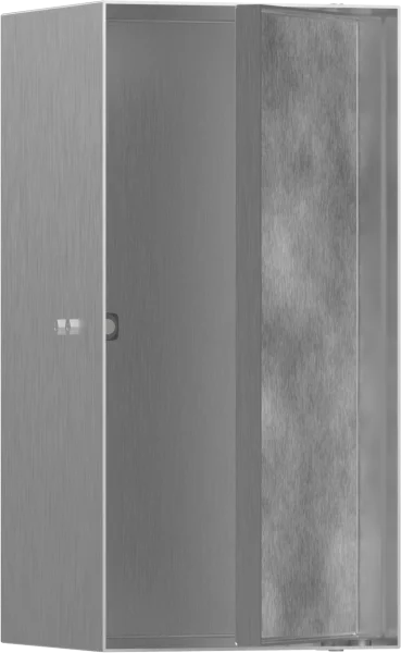 Hansgrohe Xtrastoris Rock Wall Niches 470 X 415 X 155mm Stainless Steel - Brushed