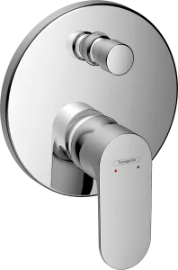 Hansgrohe Rebris S Bath Mixers Concealed 220 X 180 X 132mm Chrome
