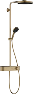 Hansgrohe Pulsify S Showerpipes With Thermostatic Mixer 1185 X 360 X 165mm Bronze - Brushed