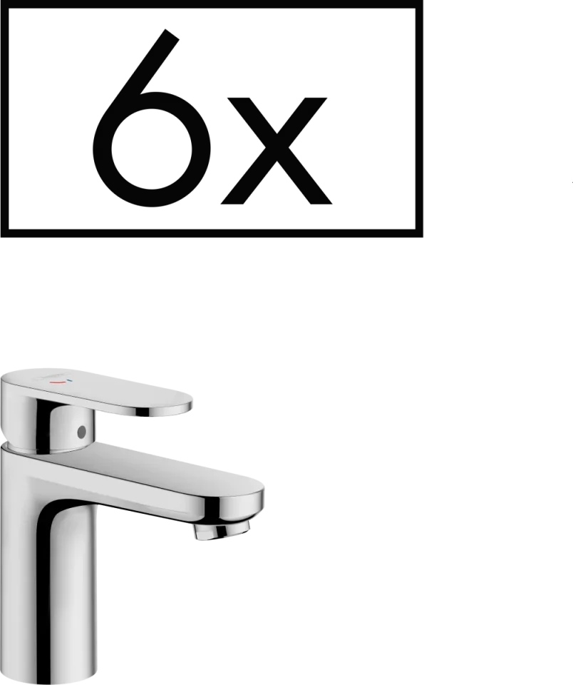 Hansgrohe Vernis Blend Manual Mixers 395 X 205 X 445mm Chrome product image - Image 1