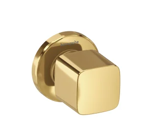 Hansgrohe Metris Shut-off Valve E For Concealed Installation Gold Polished