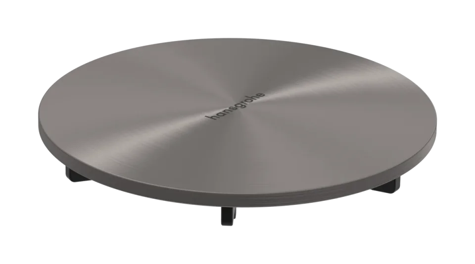 Hansgrohe Raindrain Staro Finish Sets Shower Trays 130 X 110 X 90mm Gunmetal/chrome - Brushed product image - Image 1