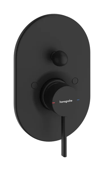 Hansgrohe Zesis S Bath Mixers Concealed 240 X 226 X 60mm Black - Matt