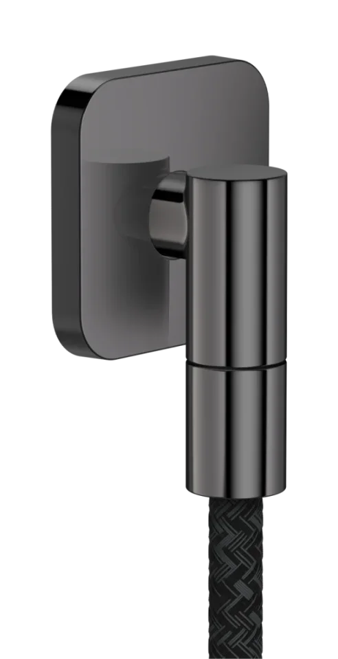 Axor Wall Outlet Fine Wall Outlet 84 X 65 X 95mm Gunmetal/chrome - Polished product image - Image 1