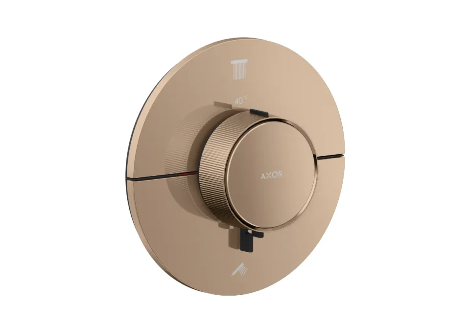 Axor Showerselect Id Thermostatic Shower Mixer Concealed 269 X 242 X 179mm Rose Gold/gold - Polished product image - Image 1