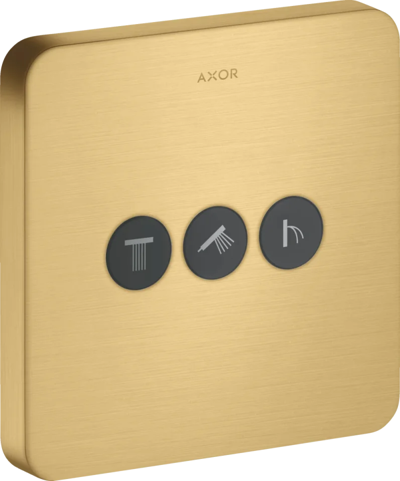 Axor Showerselect Valves Concealed 220 X 185 X 130mm Gold - Brushed product image - Image 1