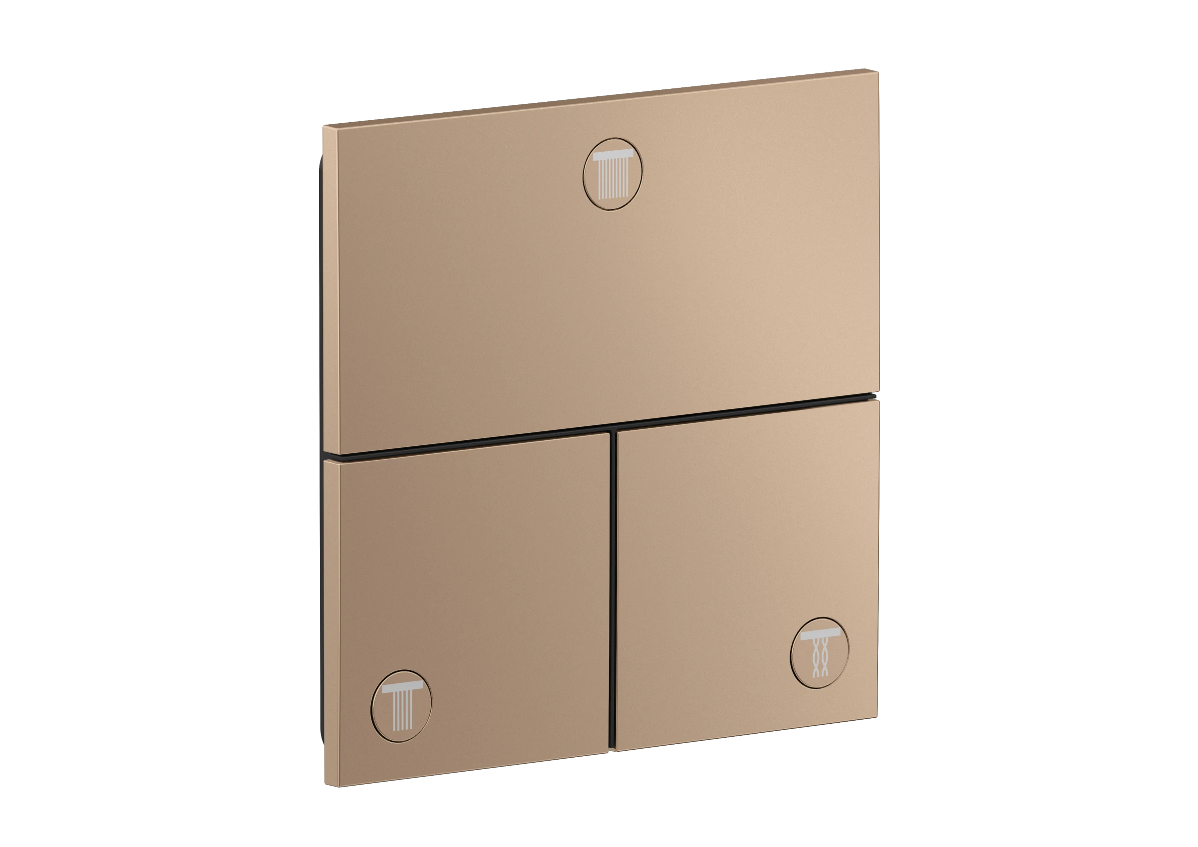 Axor Showerselect Id Valves Concealed 269 X 242 X 179mm Rose Gold/gold - Polished