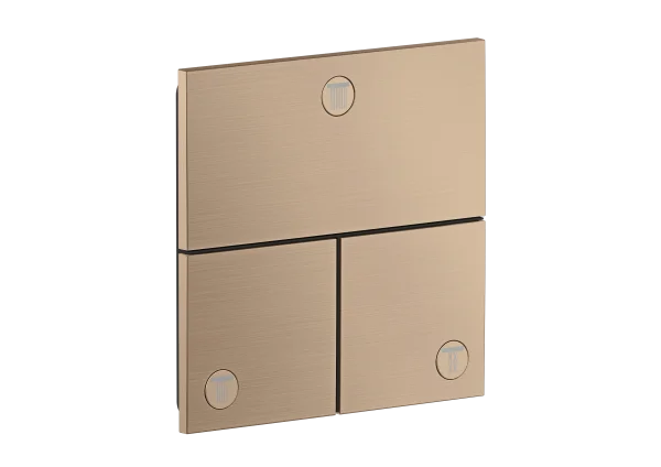 Axor Showerselect Id Valves Concealed 269 X 242 X 179mm Rose Gold/gold - Brushed
