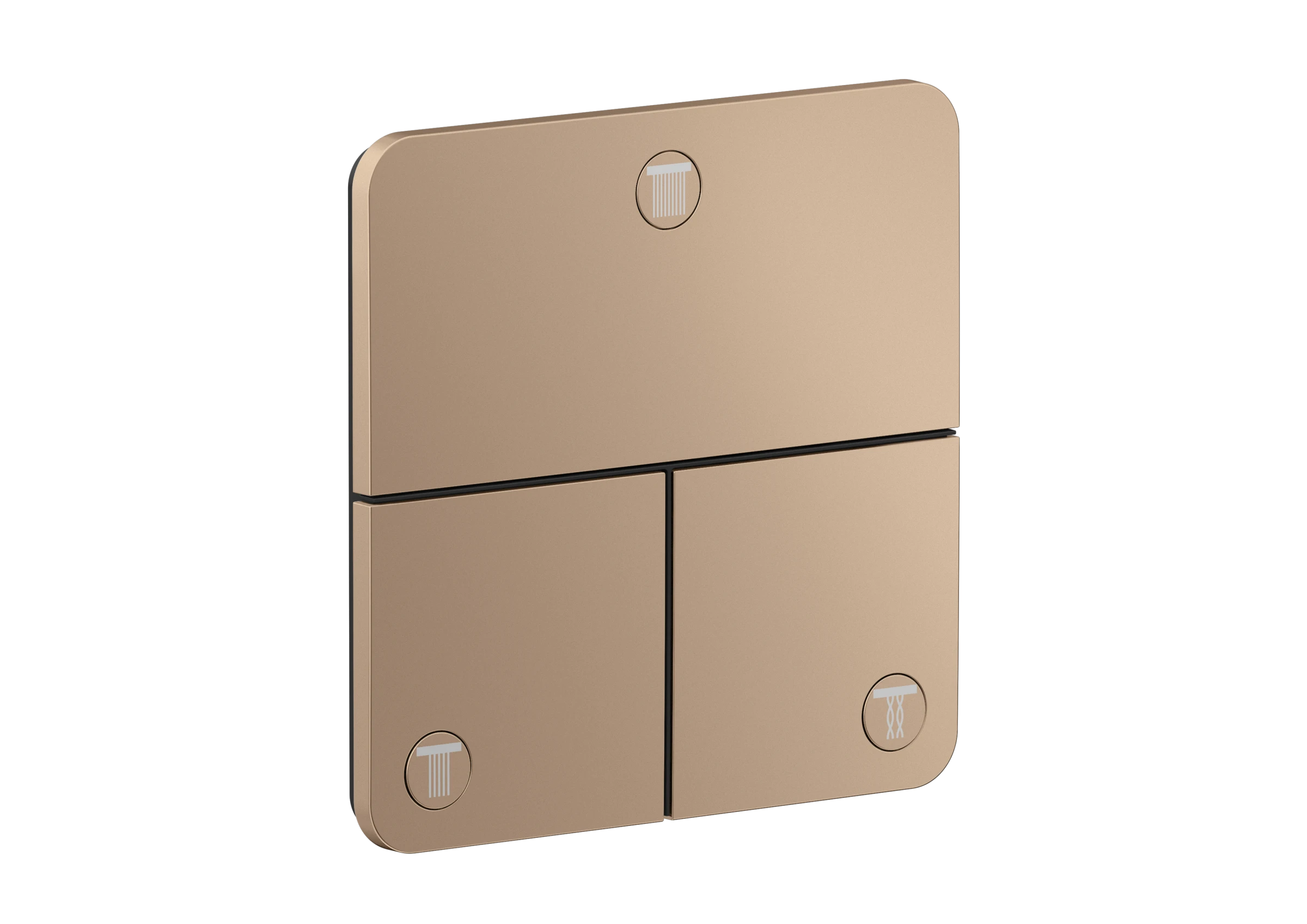 Axor Showerselect Id Valves Concealed 269 X 242 X 179mm Rose Gold/gold - Polished