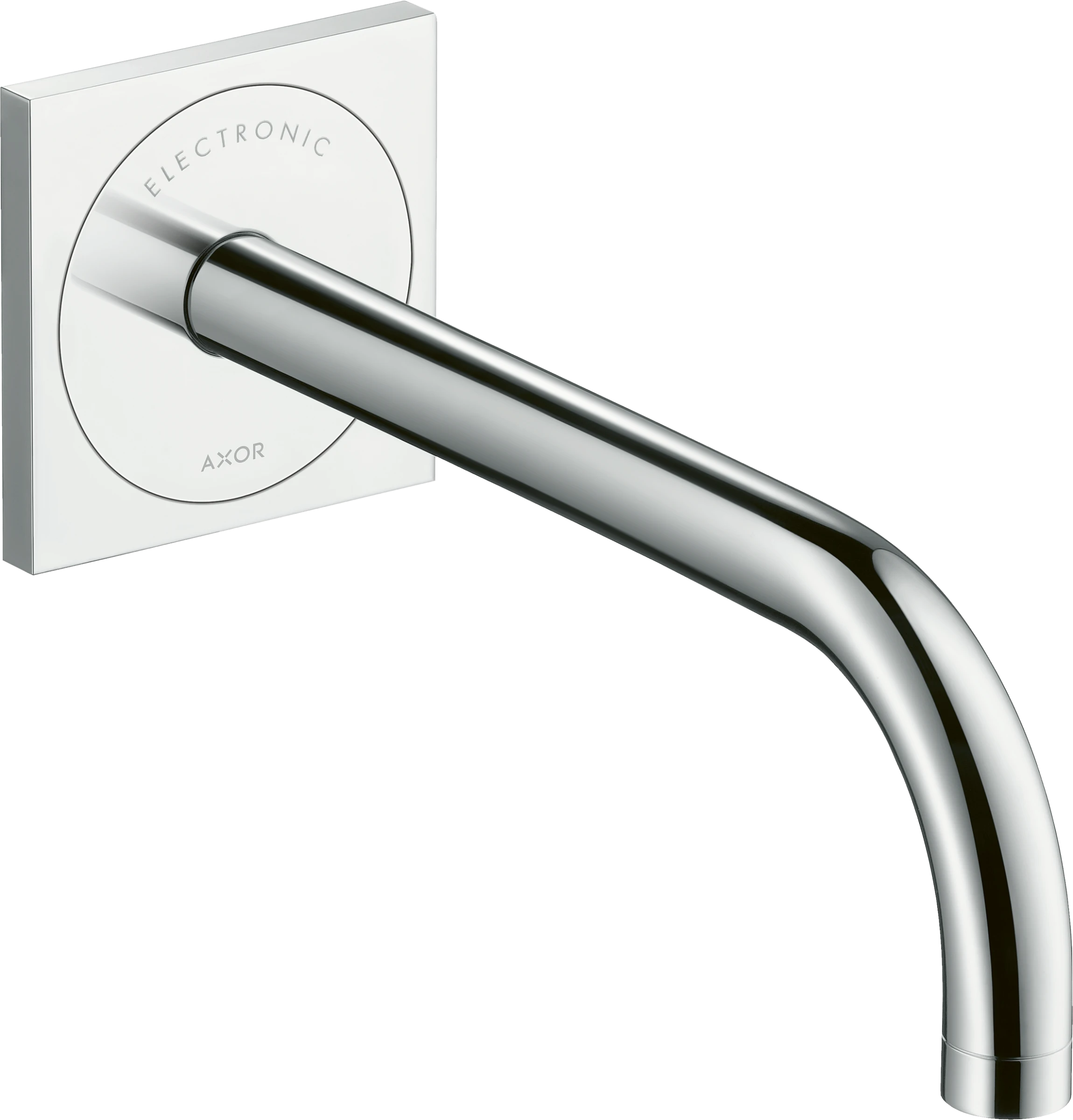 Axor Uno Electronic Basin Mixer For Concealed Installation Wall-mounted With Spout 225 Mm Chrome