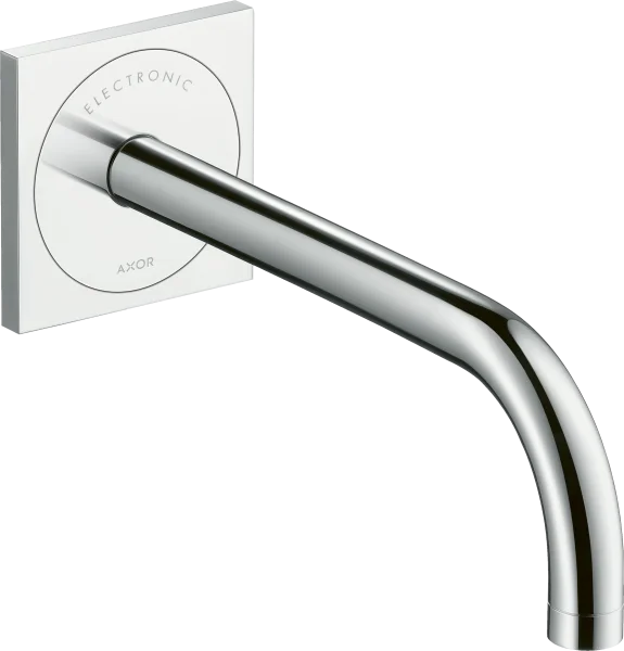 Axor Uno Electronic Basin Mixer For Concealed Installation Wall-mounted With Spout 225 Mm Chrome