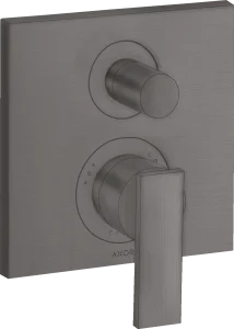 Axor Citterio Single Lever Manual Bath Mixer For Concealed Installation With Lever Handle Brushed Black Chrome
