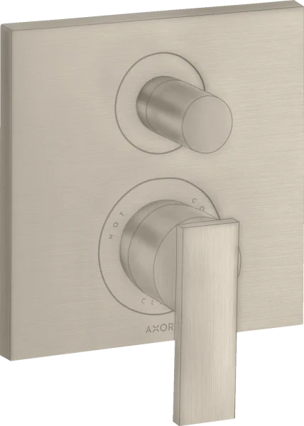Axor Citterio Single Lever Manual Bath Mixer For Concealed Installation With Lever Handle Brushed Nickel