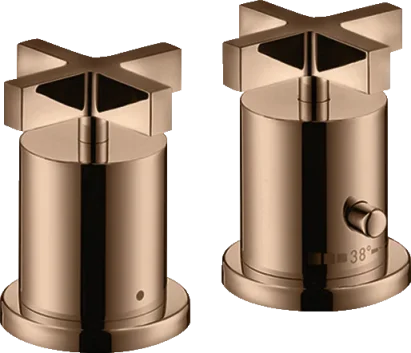 Axor Citterio Thermostatic Bath Filler Concealed 130 X 110 X 87mm Rose Gold/gold - Polished