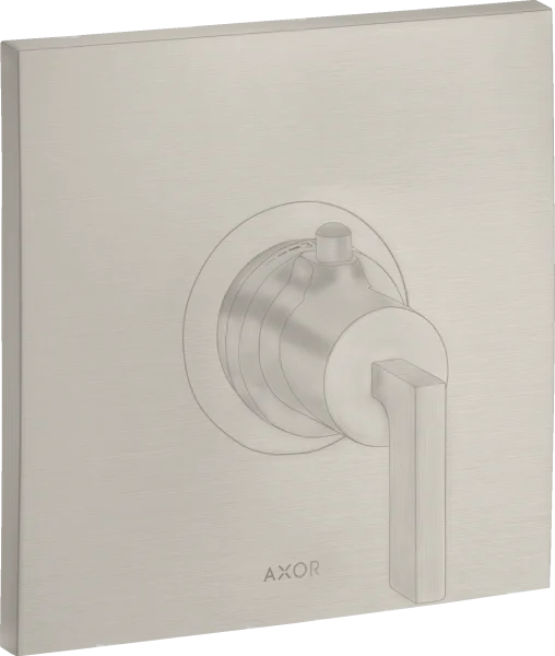 Axor Citterio Thermostatic Mixer Highflow For Concealed Installation With Lever Handle Stainless Steel