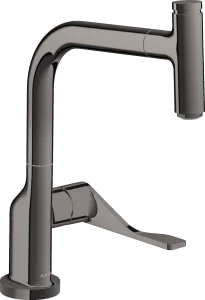 Axor Citterio Single Lever Kitchen Mixer Select 230 With Pull-out Spout Polished Black Chrome