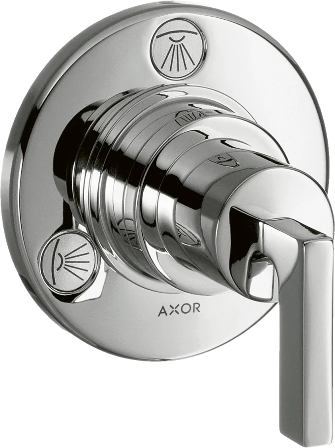 Axor Citterio Manual Shut-off & Diverter Valves 130 X 110 X 87mm Chrome product image - Image 1
