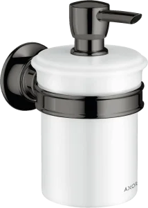 Axor Montreux Liquid Soap Dispenser Wall-mounted Polished Black Chrome