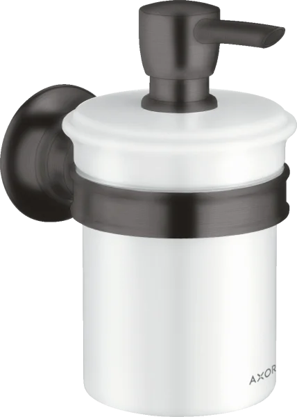 Axor Montreux Liquid Soap Dispenser Wall-mounted Brushed Black Chrome