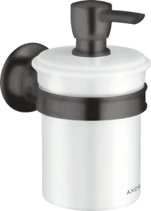 Axor Montreux Liquid Soap Dispenser Wall-mounted Brushed Black Chrome