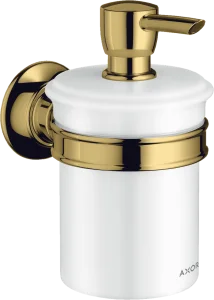 Axor Montreux Liquid Soap Dispenser Wall-mounted Gold Polished