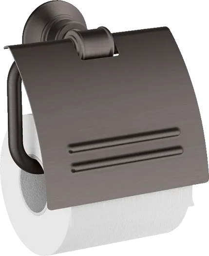 Axor Montreux Toilet Roll Holders 180 X 150 X 80mm Gunmetal/chrome - Brushed product image - Image 2