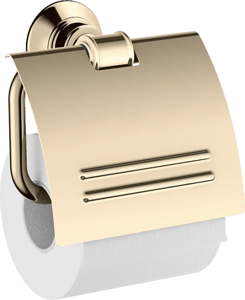 Axor Montreux Toilet Roll Holder With Cover Polished Nickel