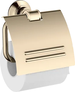 Axor Montreux Toilet Roll Holder With Cover Polished Nickel