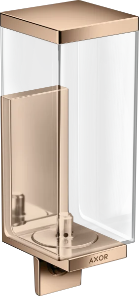 Axor Universal Rectangular Lotion Dispenser 255 X 185 X 180mm Rose Gold/gold - Polished