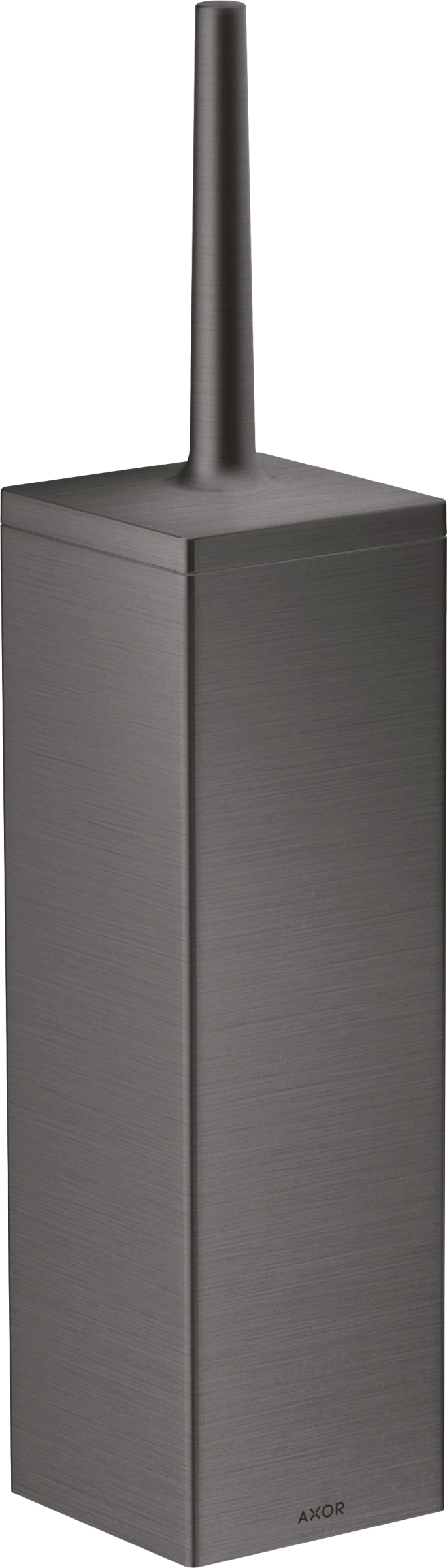 Axor Universal Rectangular Toilet Brush Holders 460 X 245 X 108mm Gunmetal/chrome - Brushed