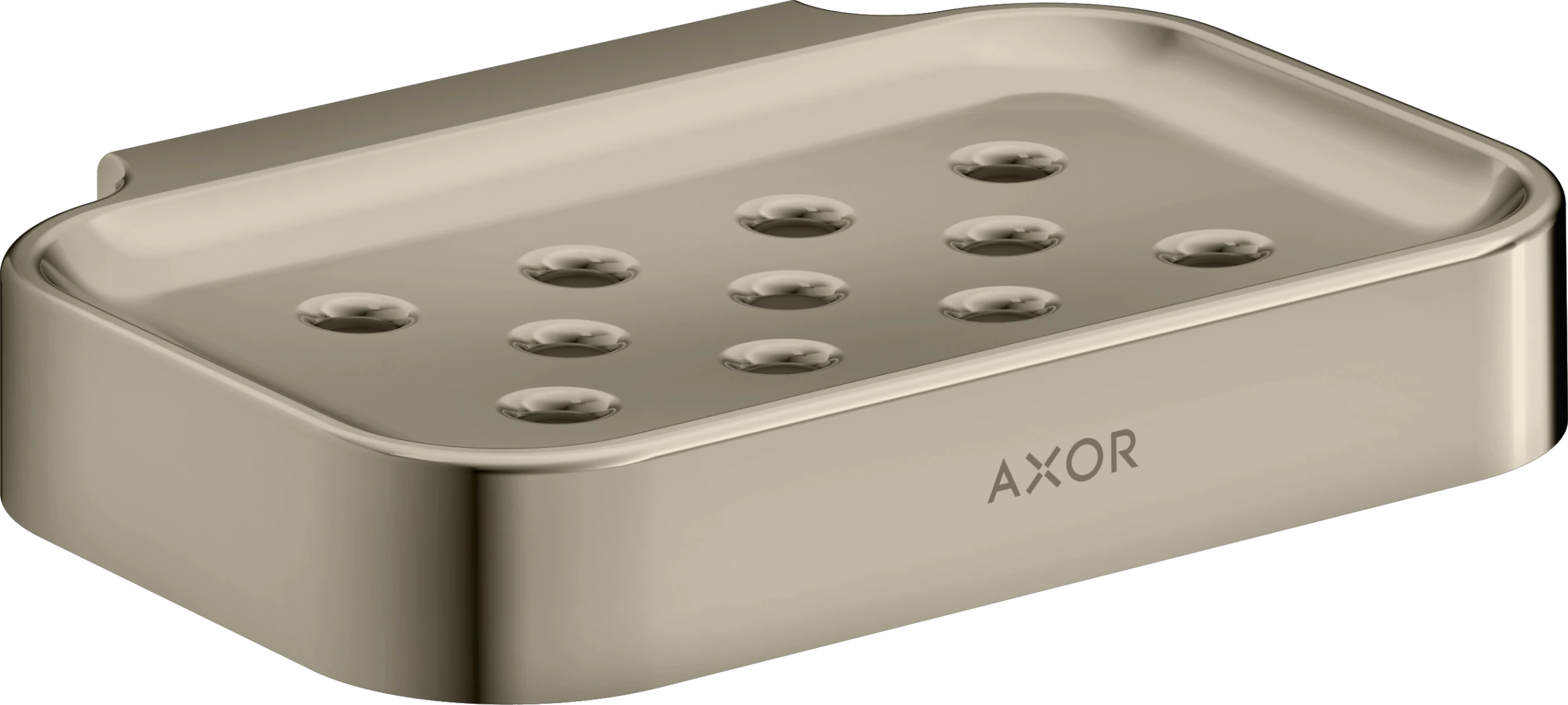 Axor Universal Circular Soap Dishes /-basket 130 X 110 X 87mm Nickel - Polished