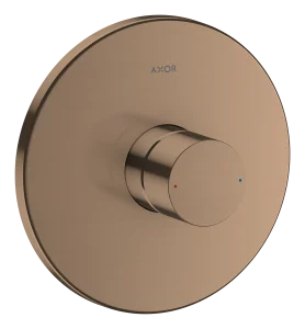 Axor Uno Single Lever Manual Shower Mixer For Concealed Installation With Zero Handle Brushed Red Gold