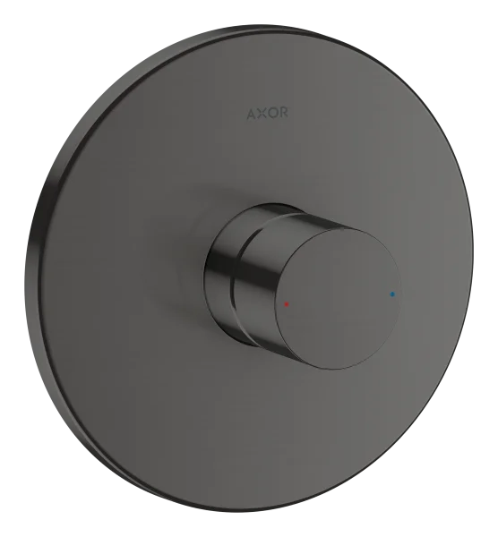 Axor Uno Single Lever Manual Shower Mixer For Concealed Installation With Zero Handle Brushed Black Chrome