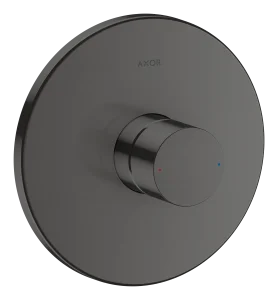 Axor Uno Single Lever Manual Shower Mixer For Concealed Installation With Zero Handle Brushed Black Chrome