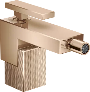 Axor Edge Bidet Mixers 517 X 309 X 139mm Rose Gold/gold - Polished