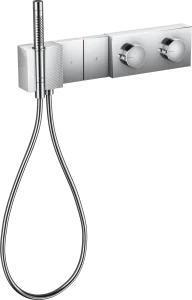 Axor Edge Thermostatic Module Select 470/100 For Concealed Installation For 2 Outlets - Diamond Cut Chrome