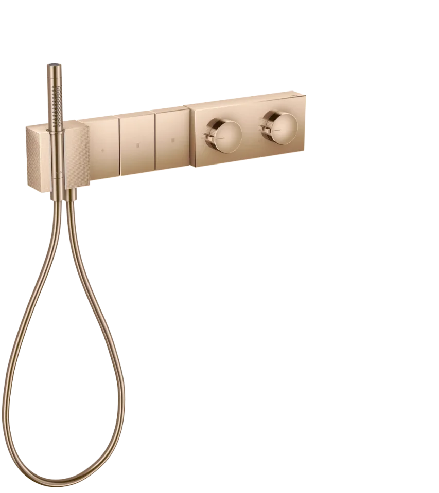 Axor Edge Thermostatic Shower Mixer Concealed 560 X 395 X 150mm Rose Gold/gold - Polished product image - Image 1