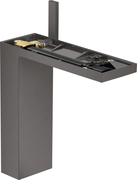 Axor Myedition Single Lever Basin Mixer 230 With Push-open Waste Without Plate Brushed Black Chrome