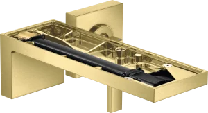 Axor Myedition Single Lever Basin Mixer For Concealed Installation Wall-mounted With Spout 221 Mm Without Plate Brushed Brass