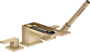Axor Myedition 4-hole Rim-mounted Bath Mixer Without Plate Brushed Bronze