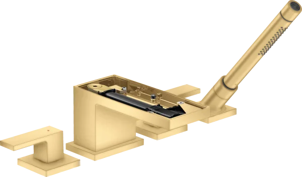 Axor Myedition 4-hole Rim-mounted Bath Mixer Without Plate Gold Brushed