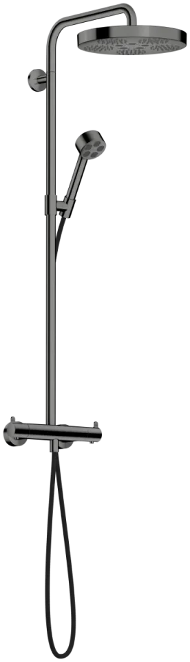 Axor One Showerpipes With Thermostatic Mixer 1020 X 350 X 170mm Gunmetal/chrome - Polished product image - Image 1