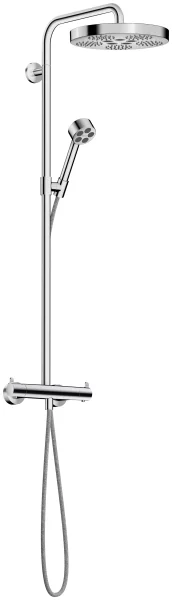 Axor One Showerpipes With Thermostatic Mixer 1020 X 350 X 170mm Chrome