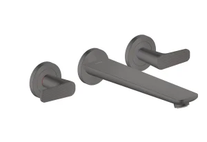 Axor Citterio C Bath Mixers Concealed 458 X 247 X 107mm Gunmetal/chrome - Brushed