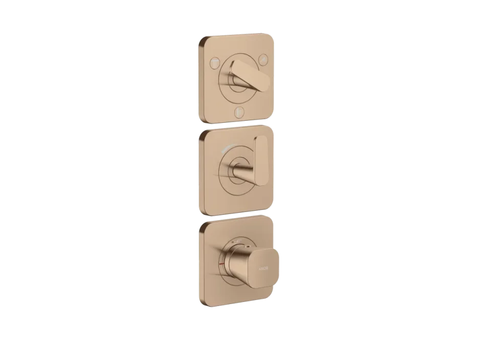Axor Citterio C Thermostatic Shower Mixer Concealed 298.5 X 209 X 139mm Rose Gold/gold - Polished product image - Image 1