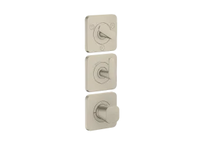 Axor Citterio C Thermostatic Shower Mixer Concealed 298.5 X 209 X 139mm Nickel - Brushed