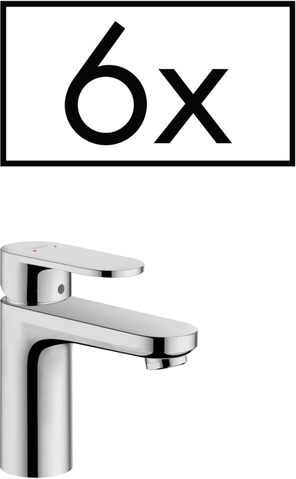 Hansgrohe Vernis Blend Manual Mixers 440 X 390 X 205mm Chrome product image - Image 1